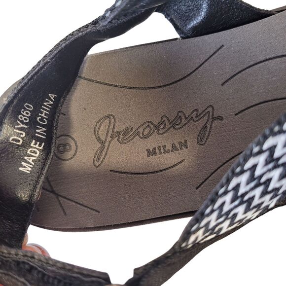 Jeossy Women Strappy Platform Slingback Espadrilles Sandals Lightweight DJY860 8 - Picture 7 of 13